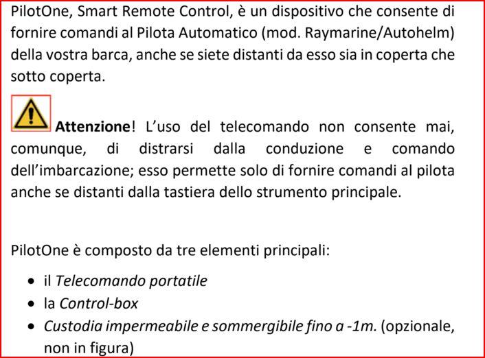 PILOTONE Smart Remote Control Controllo a distanza per autopilota